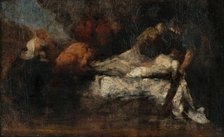 The Entombment of Christ, 1880-1900. Creator: Gyula Stetka.