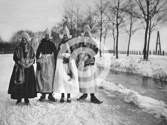 Winter, Volendam, Netherlands, c1934. Artist: Unknown