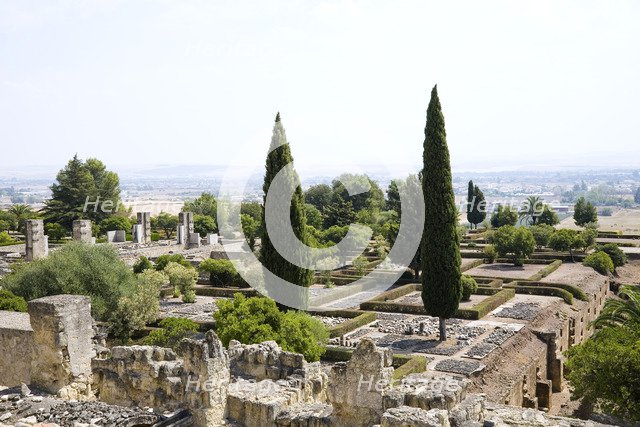 The Cruciform Garden, Madinat al-Zahara (Medina Azahara), Spain, 2007. Artist: Samuel Magal