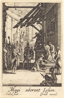 The Adoration of the Magi, in or after 1630. Creator: Jacques Callot.