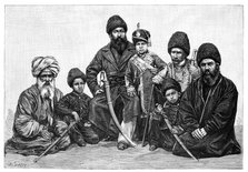 Durrani chiefs, Afghanistan, 1895. Artist: Unknown