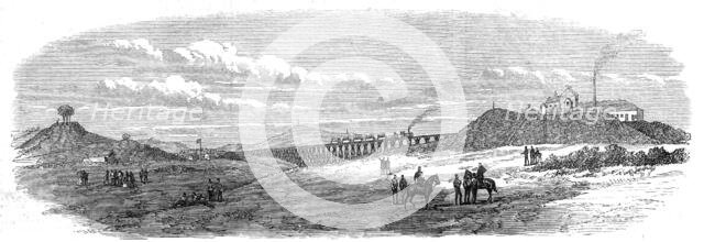 Military narrow-gauge railway, South Camp, Aldershott, 1872. Creator: Unknown.