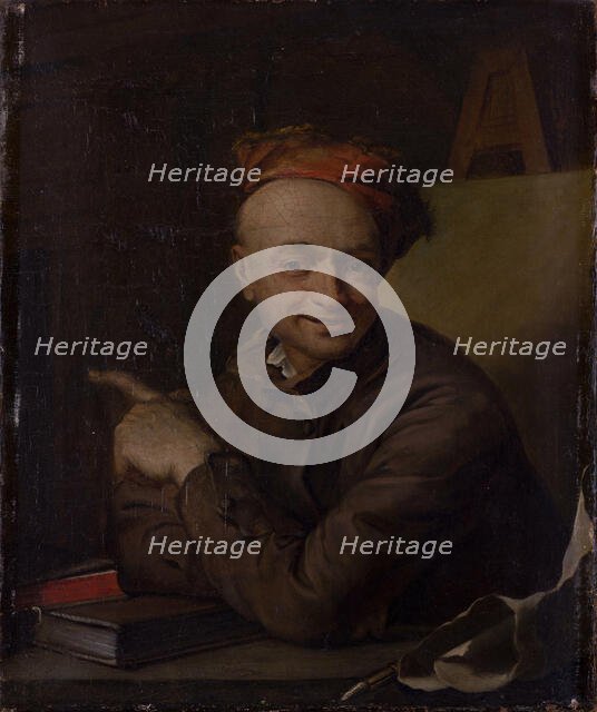 Self-portrait, c 1740. Creator: La Tour, Maurice Quentin de (1704-1788).