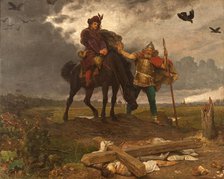 King Casimir I the Restorer Returning to Poland, 1893. Creator: Gerson, Wojciech (1831-1901).