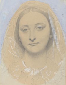 Mademoiselle Mary de Borderieux(?), 1857. Creator: Jean-Auguste-Dominique Ingres.