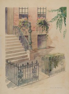 Balcony, 1935/1942. Creator: Gilbert Sackerman.