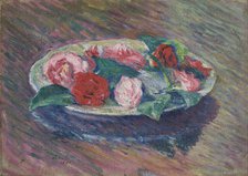Camellias in a Bowl, 1891. Creator: Jozef Pankiewicz.