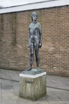Sculpture of the sculptor Elisabeth Frink by Frederick Edward McWilliam, Harlow, Essex, 2015. Artist: Steven Baker.