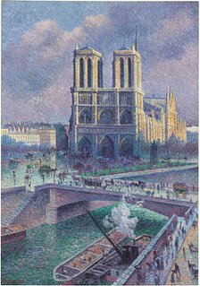 Notre-Dame de Paris, 1900. Artist: Luce, Maximilien (1858-1941)