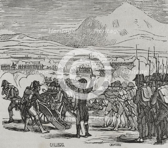 Battle of Mas Deu, (May 19, 1793), War of Roussillon, (1793-1795), 1851.  Creator: Unknown.