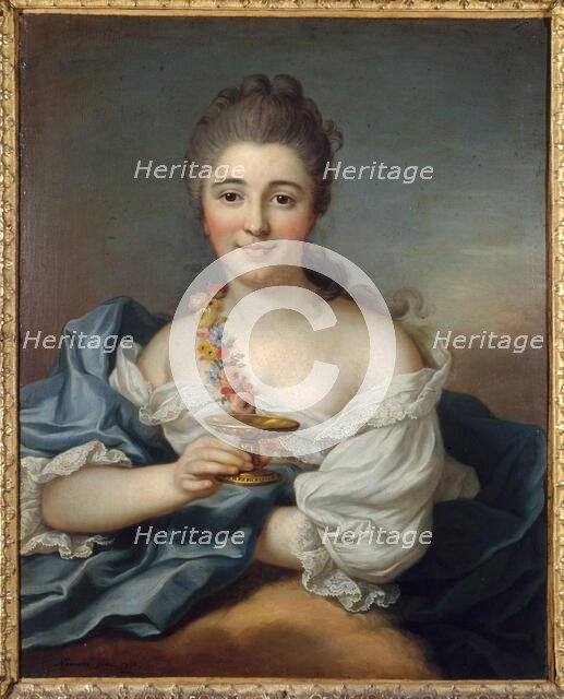 Madame de Sevré en Hébé, 1756. Creator: Donat Nonnotte.