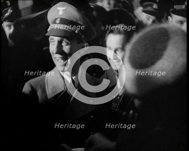 Joseph Goebbels Collecting for Charity, 1930s. Creator: British Pathe Ltd.