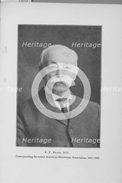 A.F. Beard; Corresponding Secretary American Missionary Association, 1887-1903, 1909. Creator: Unknown.