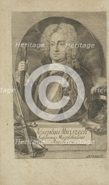 Portrait of Jozef Wandalin Mniszech (1670-1747) , before 1734. Creator: Anonymous.