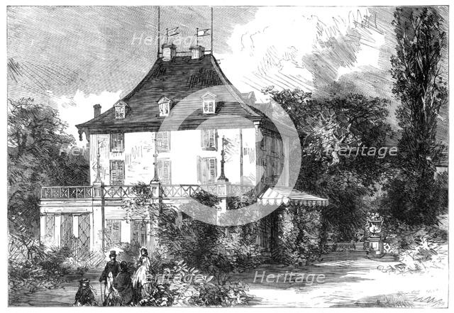 The Chateau of Arenenberg, Switzerland, formerly the residence of Napoleon III., 1865. Creator: Unknown.