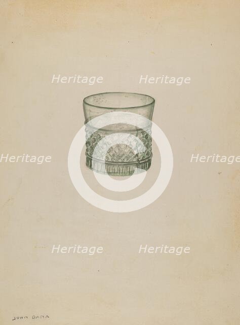 Tumbler, c. 1937. Creator: John Dana.