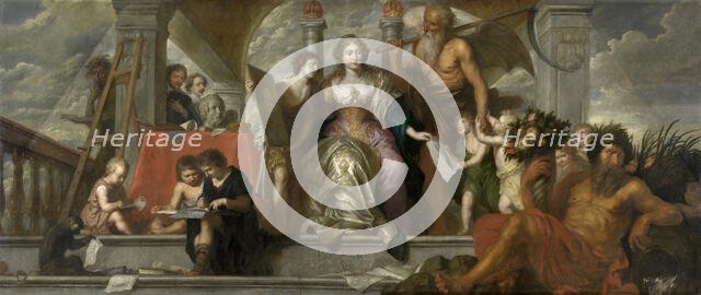 Antwerp, Nourishing the Painters, 1663-1665. Creator: Theodor Boeyermans.