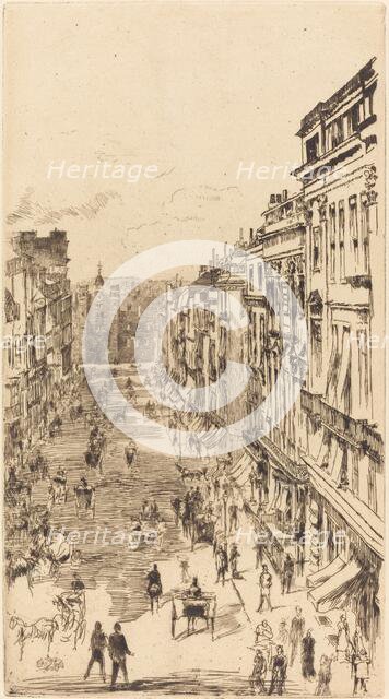St James's Street, 1878. Creator: James Abbott McNeill Whistler.