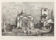 Veduta del Prospetto della Chiesa del SS. Redentore, 1742. Creator: Fabio Berardi.