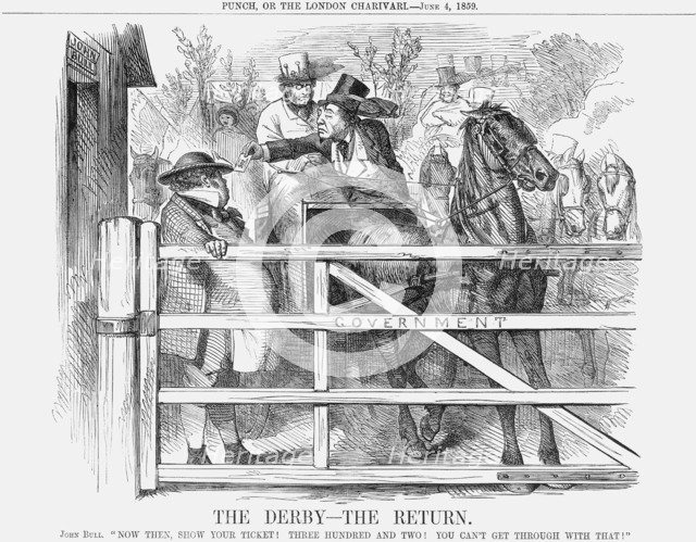 'The Derby - The Return', 1859. Artist: Unknown