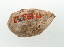 Cherry Stone from a Tomb, Frankish, 500-600. Creator: Unknown.