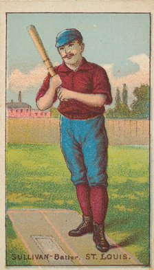 Sullivan, Batter, St. Louis, from the Gold Coin series (N284) for Gold Coin Chewing Tobacco, 1887. Creator: D Buchner & Co.