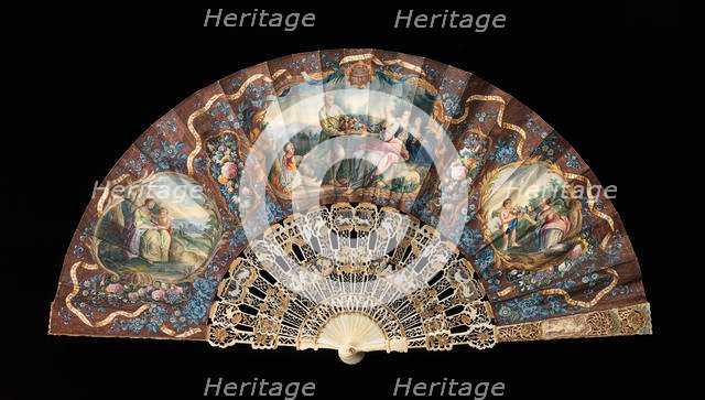Fan, third quarter 18th century. Creator: Unknown.