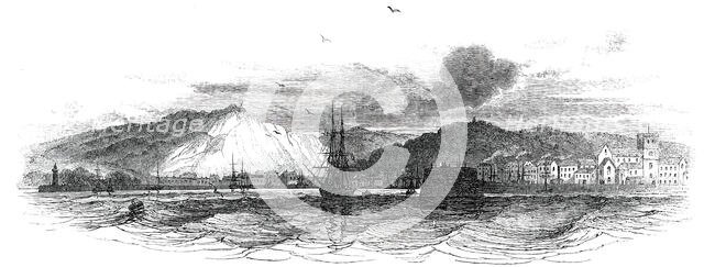 Harbour and Town of Cherbourg, 1850. Creator: Unknown.