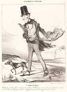 11 heures du matin, 1839. Creator: Honore Daumier.