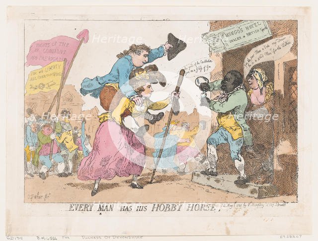 Every Man Has His Hobby Horse, May 1, 1784., May 1, 1784. Creator: Thomas Rowlandson.