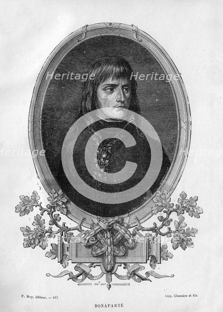 Napoleon Bonaparte, French general and Emperor, 1862 (1882-1884).Artist: Charaire et fils