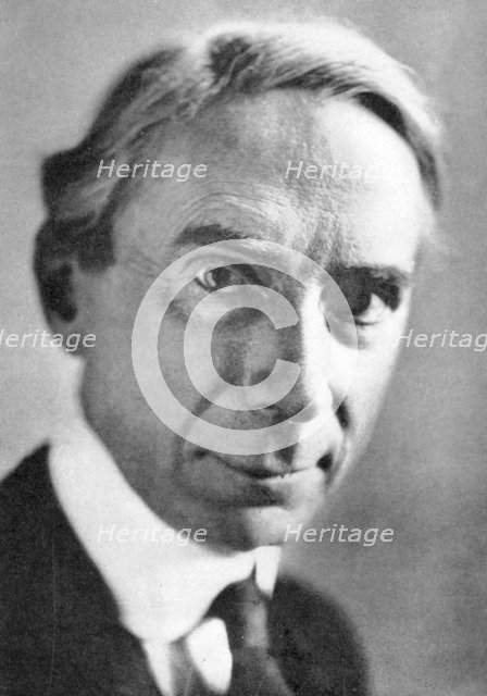 Bertrand Arthur William Russell (1872-1970), British philosopher and mathematician. Artist: Unknown