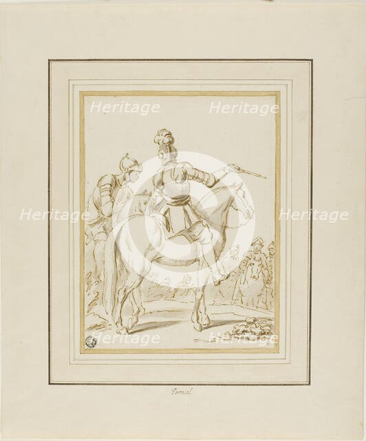 Knights on Horseback, n.d. Creator: Charles Parrocel.