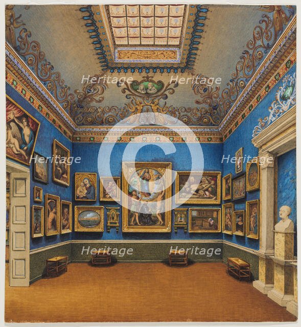 The Italian Hall in the old Städel Art Institute on Neue Mainzer Straße, c1838-c1839. Creator: Mary Ellen Best.
