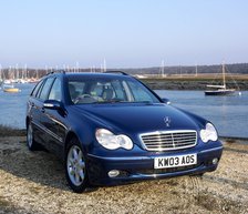 2003 Mercedes Benz C270 Estate. Artist: Unknown.