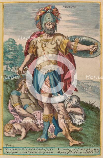 Simeon, c. 1585. Creator: Johann Sadeler I.