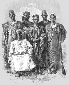 'Negro escort of M.Mace; Journey from the Senegal to the Niger', 1875. Creator: Unknown.