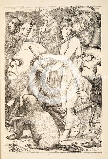 To pursue it with forks and hope', pub. 1876. Creator: Henry Holiday (1839 - 1927).