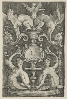 Panel of Ornament, 1528. Creator: Lucas van Leyden (Dutch, 1494-1533).