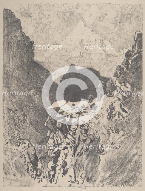 The Temple, 1912. Creator: Joseph Pennell.