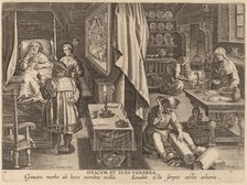 Medicine: pl.6, c. 1580/1590. Creator: Theodoor Galle.