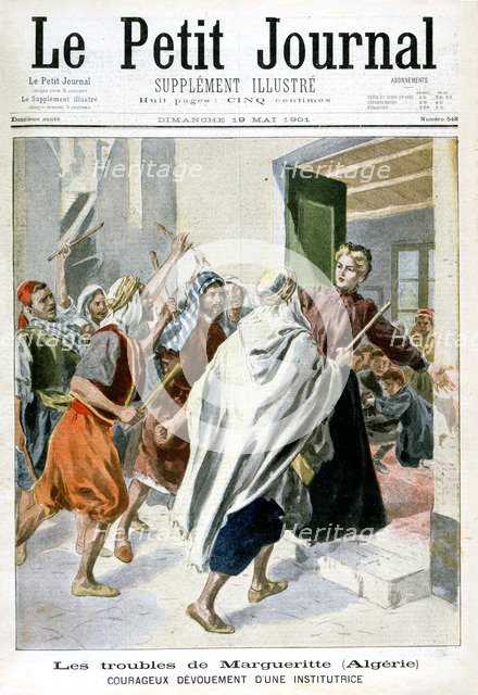 In Algeria, Margaret in trouble, 1901. Artist: Unknown