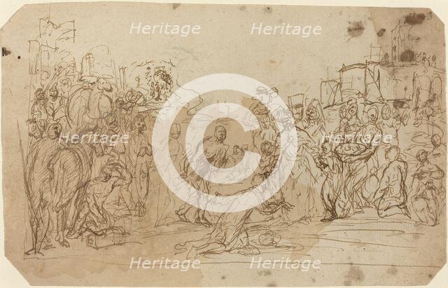 The Adoration of the Magi [recto]. Creator: Donato Creti.