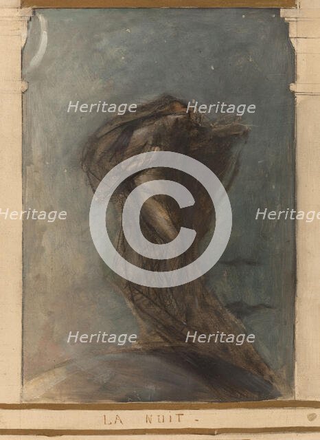 Sketch for the reception hall of the town hall in the 4th arrondissement: Autumn. Winter..., 1884. Creator: Leon Francois Comerre.