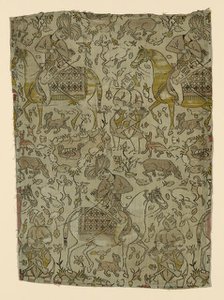 Fragment, Iran, first half of the 17th century. Creator: Unknown.
