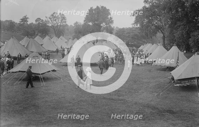 14th Infantry Camp, Prospect Park, between c1915 and c1920. Creator: Bain News Service.
