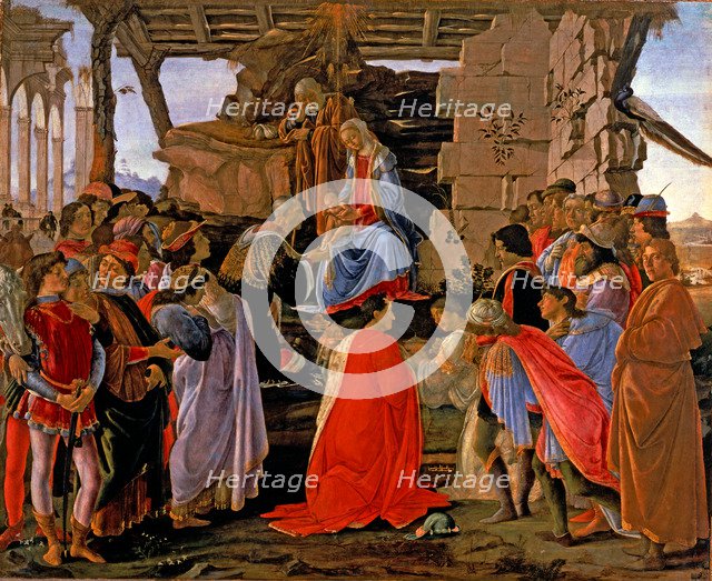  'Adoration of the Magi' by Sandro Botticelli.