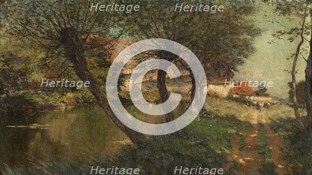 Landscape, c1890-1940. Creator: Prosper De Wit.