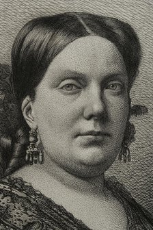 Isabella II (1830-1904), Queen of Spain from 1833 to 1868, (1882). Creator: Unknown.