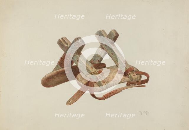 Pack Saddle, c. 1940. Creator: Cornelius Christoffels.